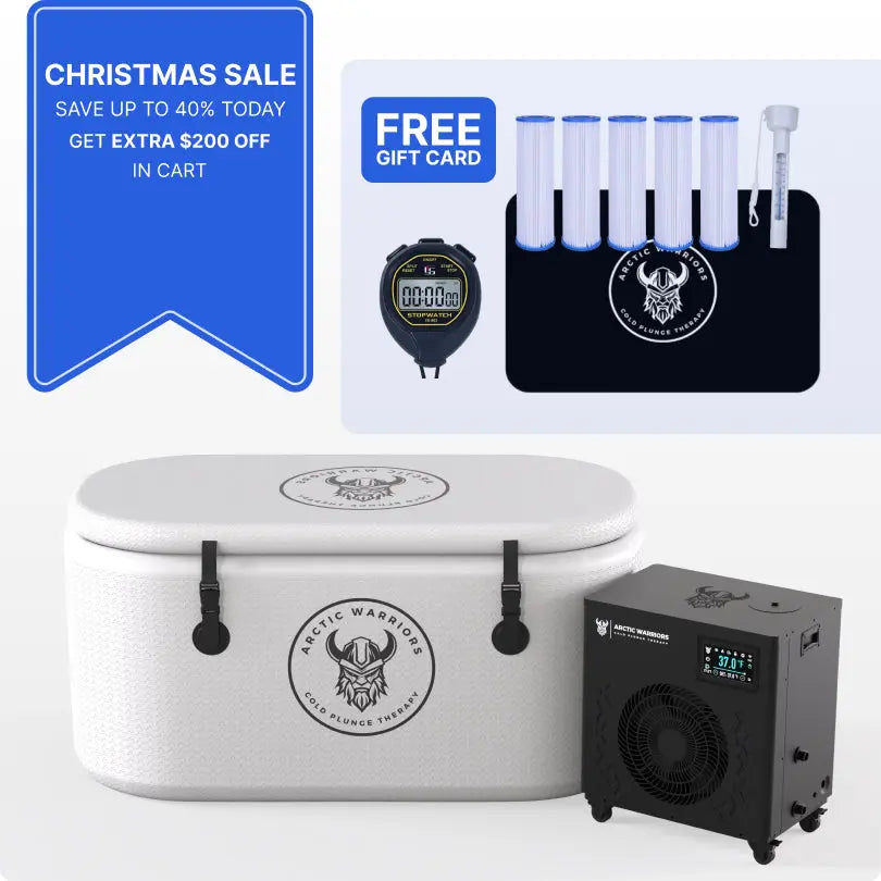 Arctic Warrior 3.0 PRO 1 HP Smart Water Chiller + XL Tub + Essentials Bundle Arctic Warriors