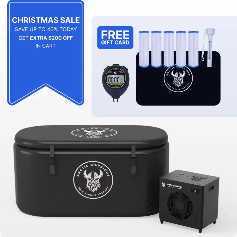 Arctic Warrior 0.5 HP Advanced Water Chiller 3.0 + XL Tub + Essentials Bundle Arctic Warriors