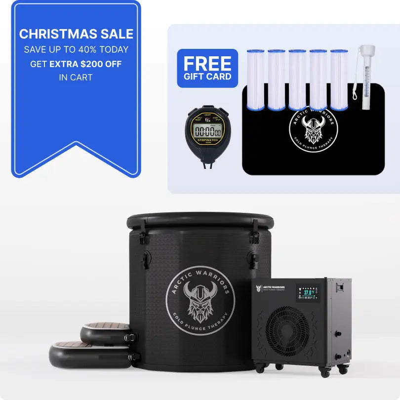 Arctic Warrior 3.0 PRO 1 HP Smart Water Chiller + Air Barrel + Essentials Arctic Warriors