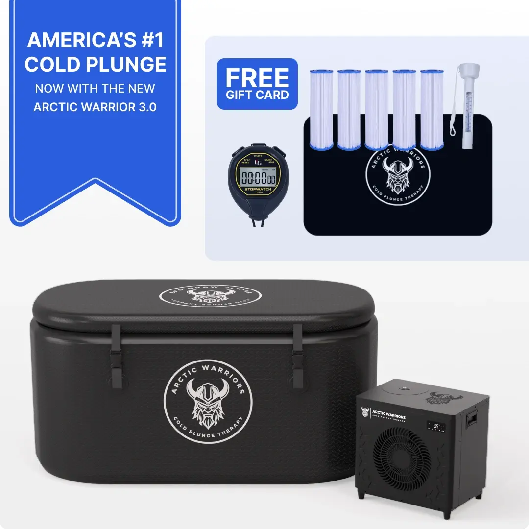 Arctic Warrior 0.5 HP Advanced Water Chiller 3.0 + XL Tub + Essentials Bundle Arctic Warriors