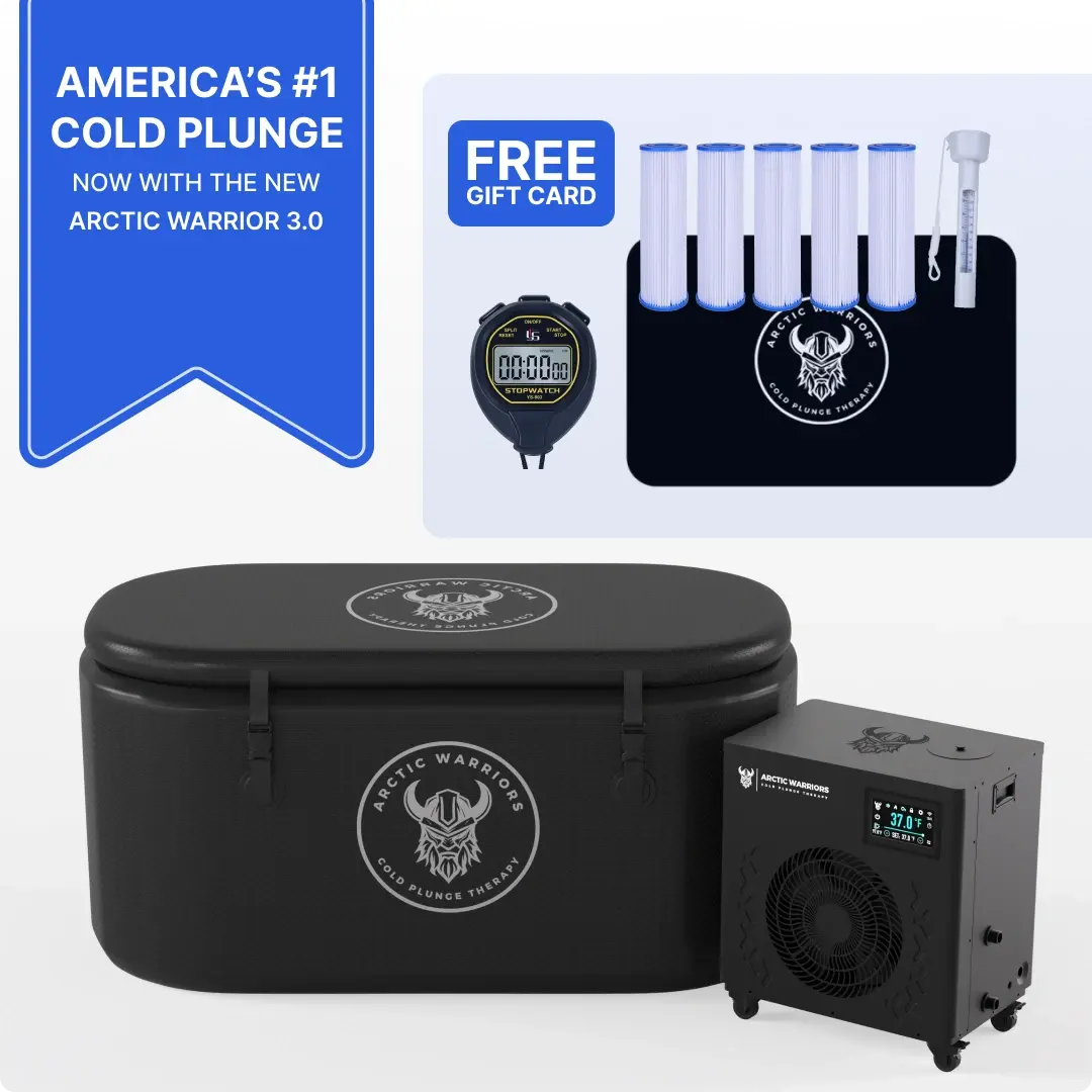 Arctic Warrior 3.0 PRO 1 HP Smart Water Chiller + XL Tub + Essentials Bundle Arctic Warriors