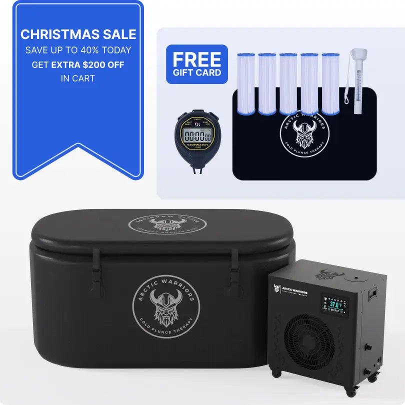Arctic Warrior 3.0 PRO 1 HP Smart Water Chiller + XL Tub + Essentials Bundle Arctic Warriors