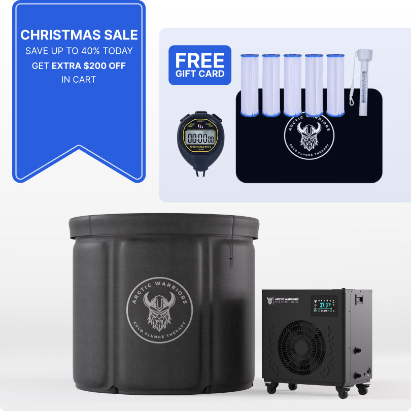 Arctic Warrior 3.0 PRO 1 HP Smart Water Chiller + Pod Lite Ice Bath + Essentials