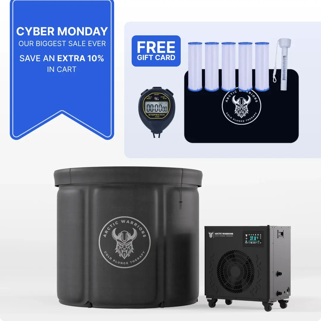 Arctic Warrior 3.0 PRO 1 HP Smart Water Chiller + Pod Lite Ice Bath + Essentials Arctic Warriors